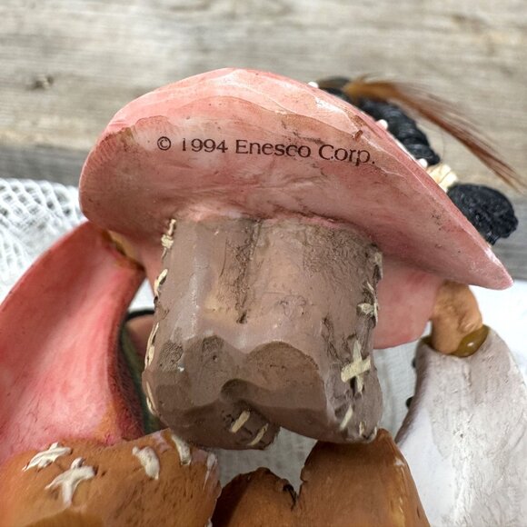 1994 Enesco Corp Three Girls Circle Figurine Handpainted Ceramic Vintage Decor - Picture 6 of 7